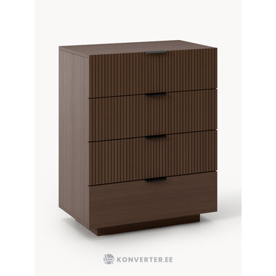Dark brown chest of drawers (Sato)