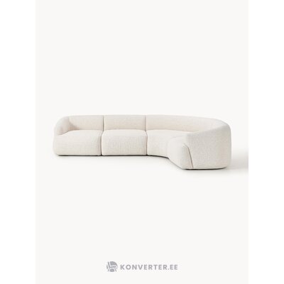 White Corner Sofa (Sofia)