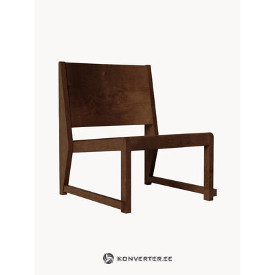 Dark brown armchair 01 (Frama)