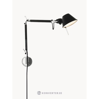 Black Wall lamp Tolomeo Micro (Artemide)