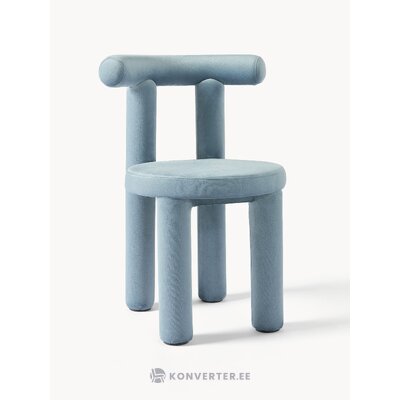 Light Blue Velvet Chair (Calan)