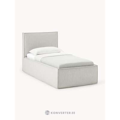 Light gray single bed (Dream) 90x200