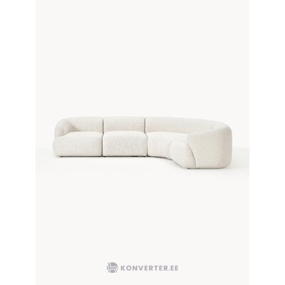 Cream Modular Corner Sofa (Sofia)