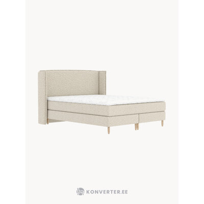 Beige Buklee Bed in Ardis (Maison De Rêve) 160x200