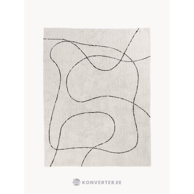 Хлопковый ковер светло-серого цвета с узором, Тампа (House Nordic), 200x300
