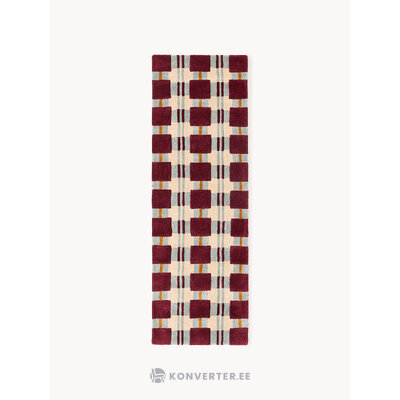 Patterned Wool Rug (Kimi)80x250