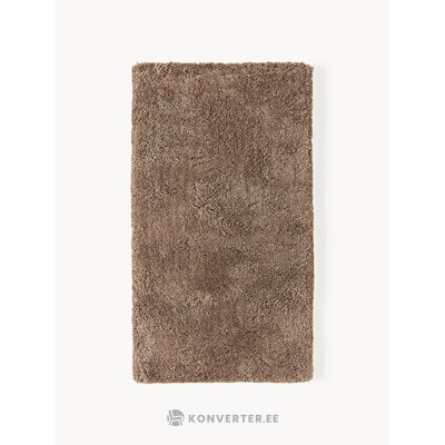 Brown Fluffy Carpet (Leighton)80x150