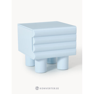 Light blue bedside table (Fana)