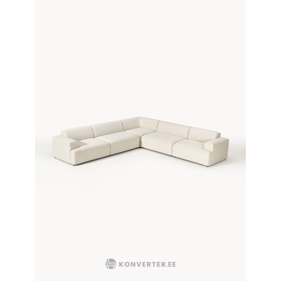 Light beige corner sofa (Melva)