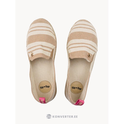 Dryžuotos espadrilės (šlepetės)