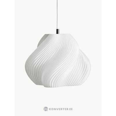 Baltas pakabinamas šviestuvas „Soft Serve“ (Crème Atelier)