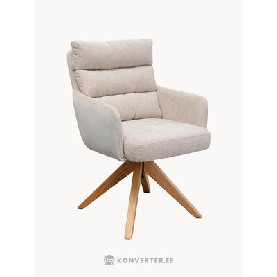 Upholstered swivel armchair Bosse (Kare Design)