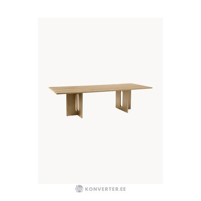 Light Veneered Dining Table Androgyne (Audo Copenhagen) 109x278