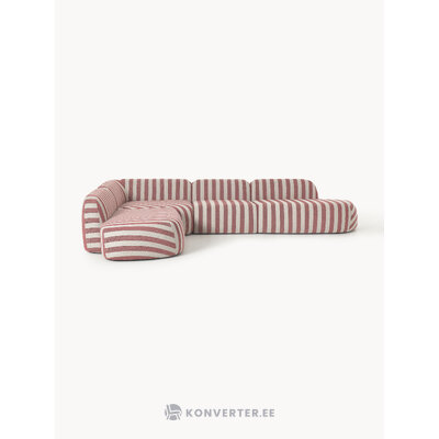 Raidallinen modulaarinen kulmasohva (Wolke)