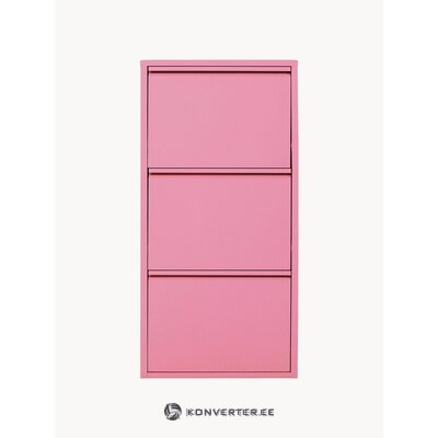 Розовый шкаф для обуви Caruso (Kare Design)