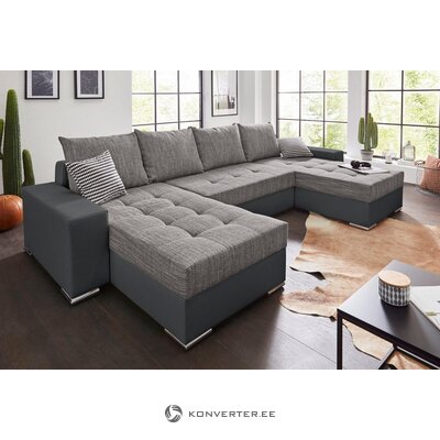 Gray corner sofa bed (josy)