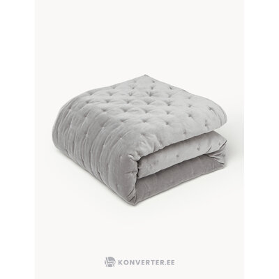 Grey Velvet Bedspread (Chery)260x260