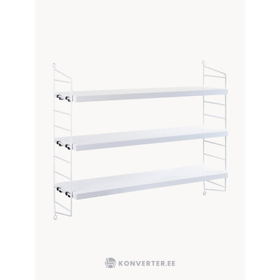 Белая настенная полка String Pock (мебель String Furniture)