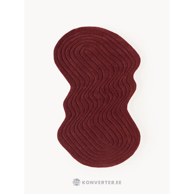 Organic-Shaped Hand-Tufted Woo