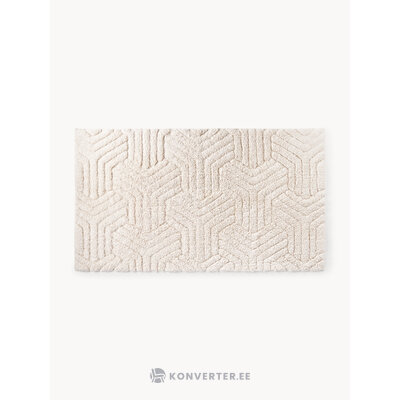 Светло-бежевый хлопковый коврик для ванной (Fatu) 70x120