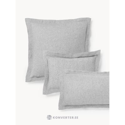 Grey Linen Pillowcase (City)80x80