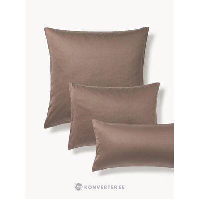Brown Cotton Pillowcase (Comfo)65x65
