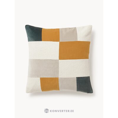 Checkered Cotton Pillowcase (Ponty) 50x50