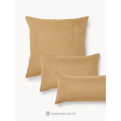 Brown Linen Pillowcase (Airy)80x80