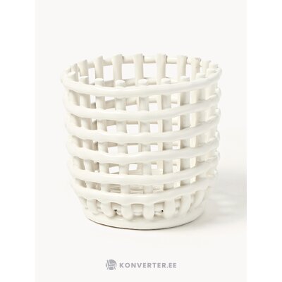 Valkoinen säilytyskori (Ferm Living)