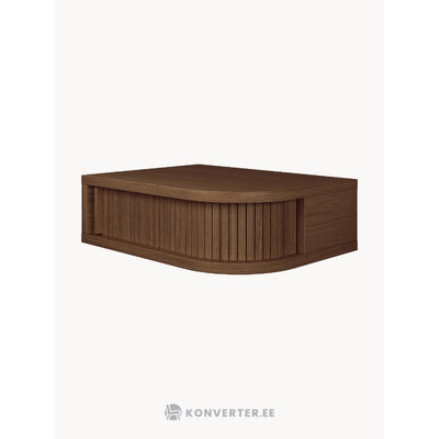 Dark Brown Wall Mounted Nightstand (Woodman)