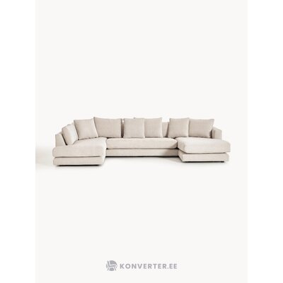 Beige Large Corner Sofa (Tribeca)