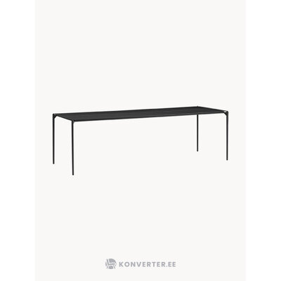 Melns dārza ēdamgalds Novo (Aytm) 240x90