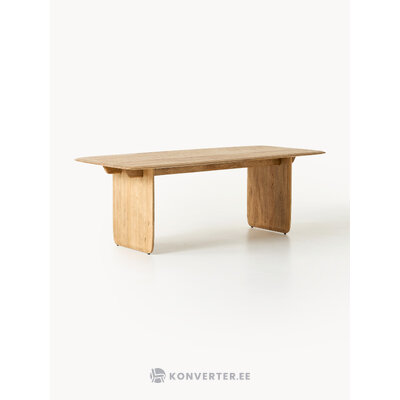 Brown Solid Wood Dining Table (Kora) 220x100