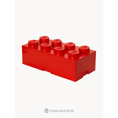 Sarkana uzglabāšanas kaste Brick (Lego®)