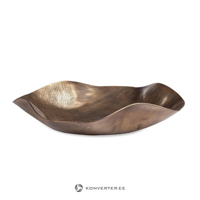 Bronzas dekoratīvā paplāte (spole)