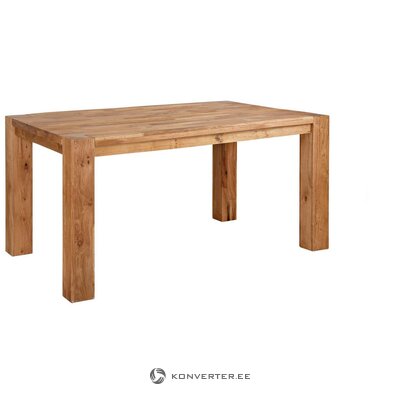 Brown dining table made of oak (marianne)