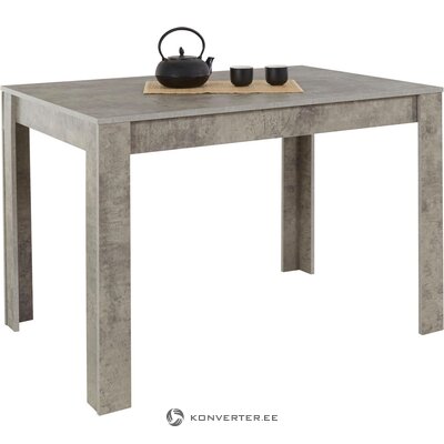Pilkas pietų stalas (Lynn) (120x80)
