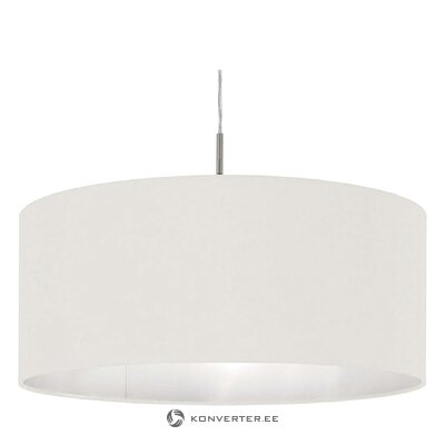 White hanging lamp parry (miraluz) with cosmetic flaws, hall sample