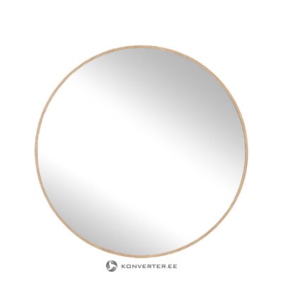 Зеркало настенное круглое в деревянной раме (авери) d=55 с косметическим дефектом