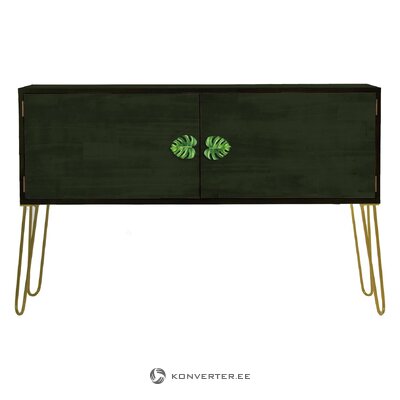 Green design chest of drawers (greenery) small cosmetic flaws, hall sample