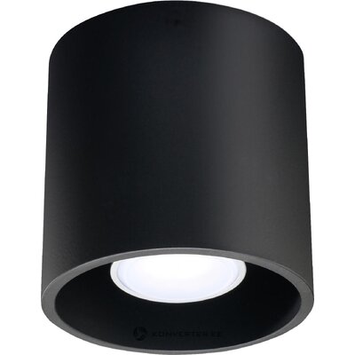 Black ceiling light roda (sollux) in a box, minor cosmetic flaws