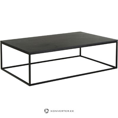 Black marble coffee table (alys) in a box, with cosmetic defects