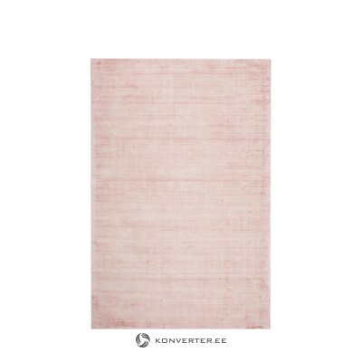 Light pink hand-woven viscose rug (jane) 160x230 intact