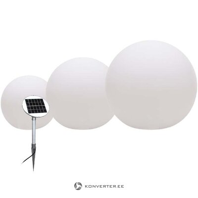 Päikeseenergia LED-Põrandavalgustite Komplekt 3 tk Globe (8 Seasons)