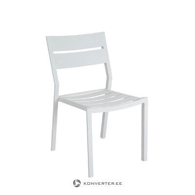 White garden chair delilah (brafab) intact