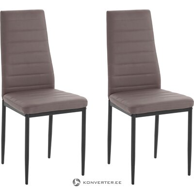 Cappucino leather chair (sandy)
