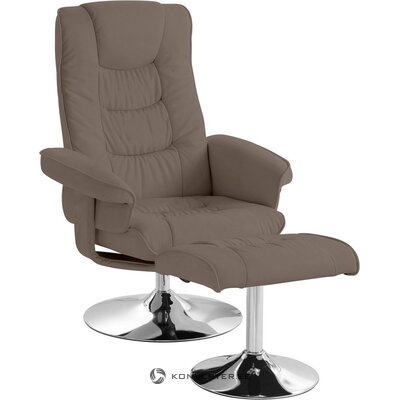 Gray swivel armchair (springfield)