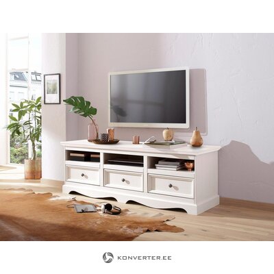White solid wood chests of drawers (melissa)