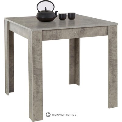 Small light gray dining table (80cm) (lynn)
