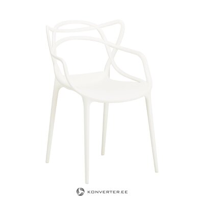 Valkoinen design-tuolimestari (kartelli) ehjä